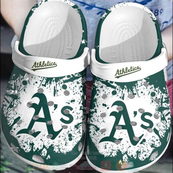 Oakland Athletics Clogs Crocband Shoes – Gift for Men Women Fans – Gift for Men Women Fans
