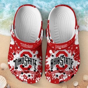 Ohio State Buckeyes Clog Shoes, Water Shoes – Gift for Men Women Fans – Gift for Men Women Fans