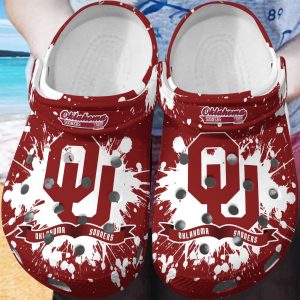 Oklahoma Sooners Clog Shoes, Water Shoes - Gift for Men Women Fans - Gift for Men Women Fans