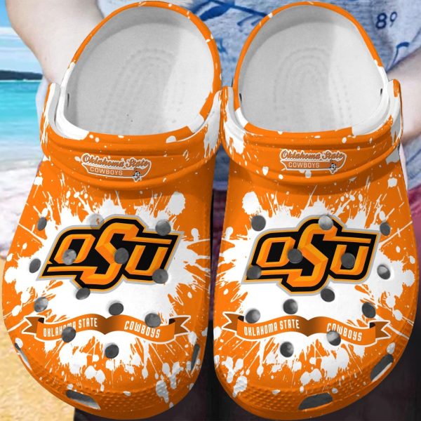 Oklahoma State Cowboys Clog Shoes, Water Shoes – Gift for Men Women Fans – Gift for Men Women Fans