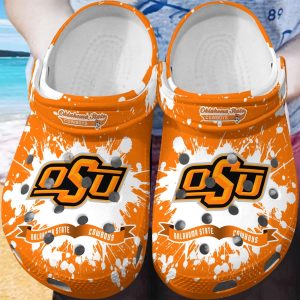 Oklahoma State Cowboys Clog Shoes, Water Shoes - Gift for Men Women Fans - Gift for Men Women Fans