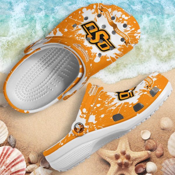 Oklahoma State Cowboys Clog Shoes, Water Shoes – Gift for Men Women Fans – Gift for Men Women Fans