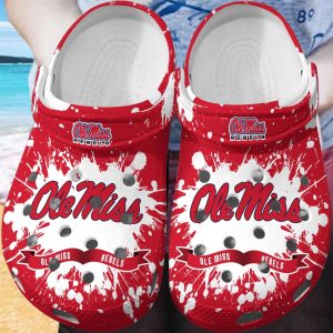 Ole Miss Rebels Clog Shoes, Water Shoes – Gift for Men Women Fans – Gift for Men Women Fans