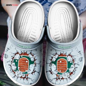 Oregon Ducks NFL team Rubber Crocs Shoes Clogs Unisex Footwear