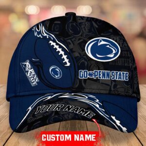 Penn State Nittany Lions NCAA Personalized 3D Classic Cap For Fan