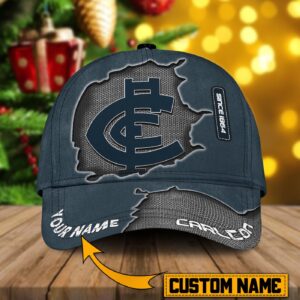 Personalized Carlton AFL Cap For Fan