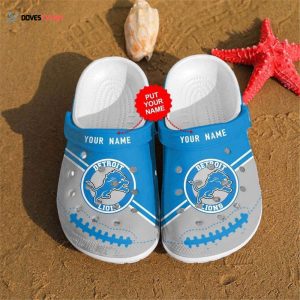 Personalized Detroit Lions NFL teams Clogs Shoes Clogs Unisex Footwear