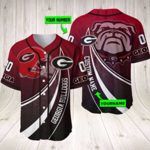 Custom Georgia Bulldogs Baseball Jersey – Personalized Mascot Gear