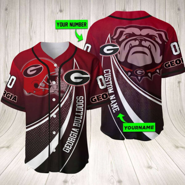 Custom Georgia Bulldogs Baseball Jersey – Personalized Mascot Gear