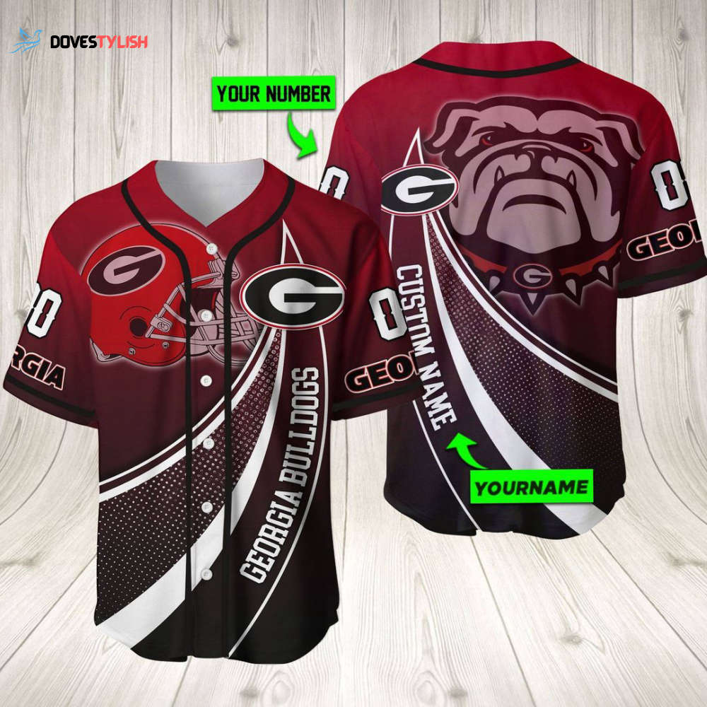 Custom Georgia Bulldogs Baseball Jersey – Personalized Mascot Gear Custom Georgia Bulldogs Baseball Jersey – Personalized Mascot Gear