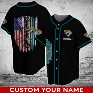 Custom Jacksonville Jaguars Baseball Jersey for Men & Women