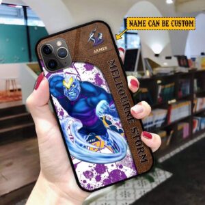 Personalized Melbourne Storm Phone Case For All NRL Teams