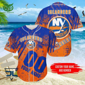 Personalized New York Islanders Baseball Jersey Custom For Fans