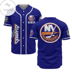 Personalized New York Islanders Baseball Jersey Custom For Fans