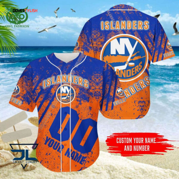 Personalized New York Islanders Baseball Jersey Custom For Fans