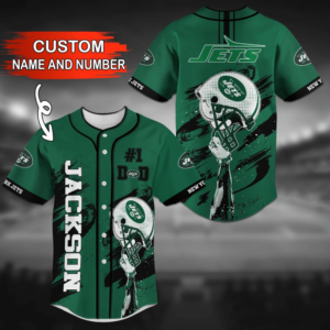 Personalized New York Jets NFL Baseball Jersey Shirt For Fans