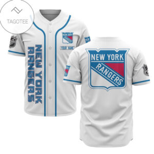 Personalized New York Rangers Baseball Jersey Custom For Fans