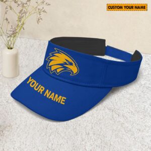 Personalized West Coast Eagles AFL Sunscreen Visor Cap Travel Hats For Fan
