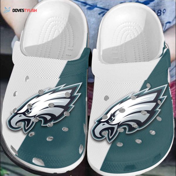 Philadelphia Eagles Clogs Clog , Philadelphia Eagles Clogs For Fan, Clogs 3D, NFL Clogs, NFL Clog, NFL Clogband, Nfl Unisex Clogs