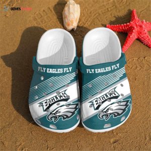 Philadelphia Eagles Fly Eagles Fly Custom For Nfl Fans Rubber Clogs Clogband Clogs Comfy Footwear TL