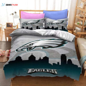 Philadelphia Eagles Nfl 19 Duvet Cover Pillowcase Bedding Sets Home