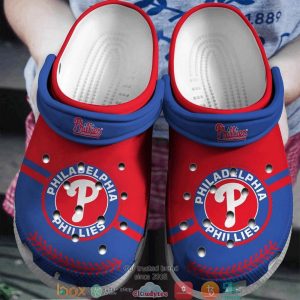 Philadelphia Phillies Red Crocband Clogs - Gift for Men Women Fans - Gift for Men Women Fans