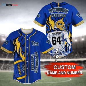 Pittsburgh Panthers Baseball Jersey Personalized 2025
