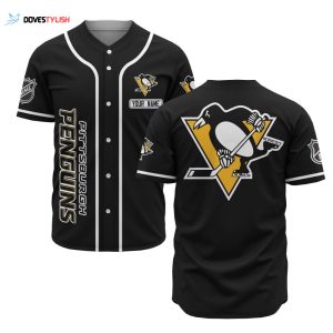 Pittsburgh Penguins Baseball Jersey