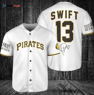 Pittsburgh Pirates Taylor Swift Fan Baseball Jersey BJ2263