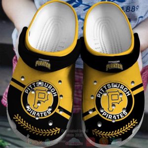 Pittsburgh Pirates Yellow-Black Clogs Crocband Shoes – Gift for Men Women Fans – Gift for Men Women Fans
