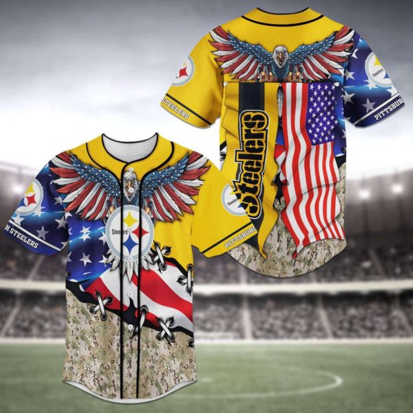 Pittsburgh Steelers Baseball Jersey