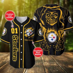 Pittsburgh Steelers Baseball Jersey Custom Name And Number