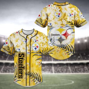 Pittsburgh Steelers Baseball Jersey Personalized Gift for Fans