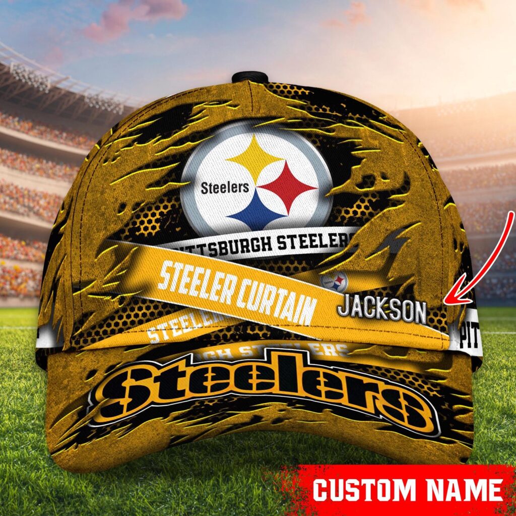 Pittsburgh Steelers NFL Classic CAP Hats For Fans Custom Pittsburgh Steelers NFL Classic CAP Hats For Fans Custom