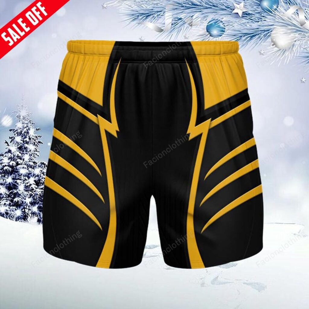 Pittsburgh Steelers NFL Personalized Men Hawaiian Shorts Pant For Fan Pittsburgh Steelers NFL Personalized Men Hawaiian Shorts Pant For Fan
