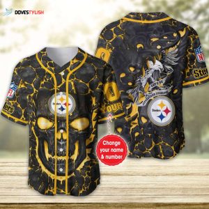 Pittsburgh Steelers Personalized Baseball Jersey