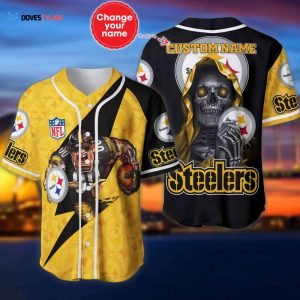 Pittsburgh Steelers Personalized Baseball Jersey