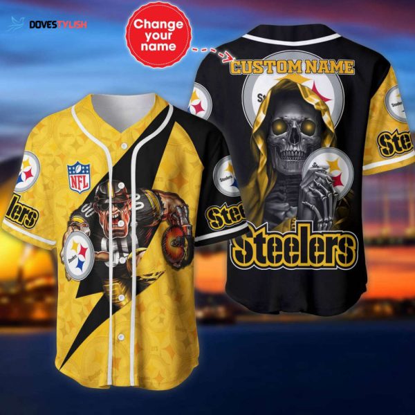 Pittsburgh Steelers Personalized Baseball Jersey