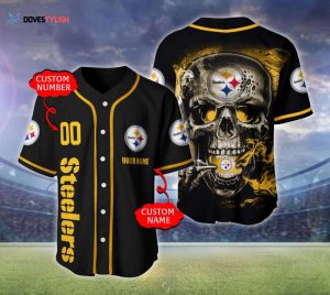 Pittsburgh Steelers Personalized Baseball Jersey