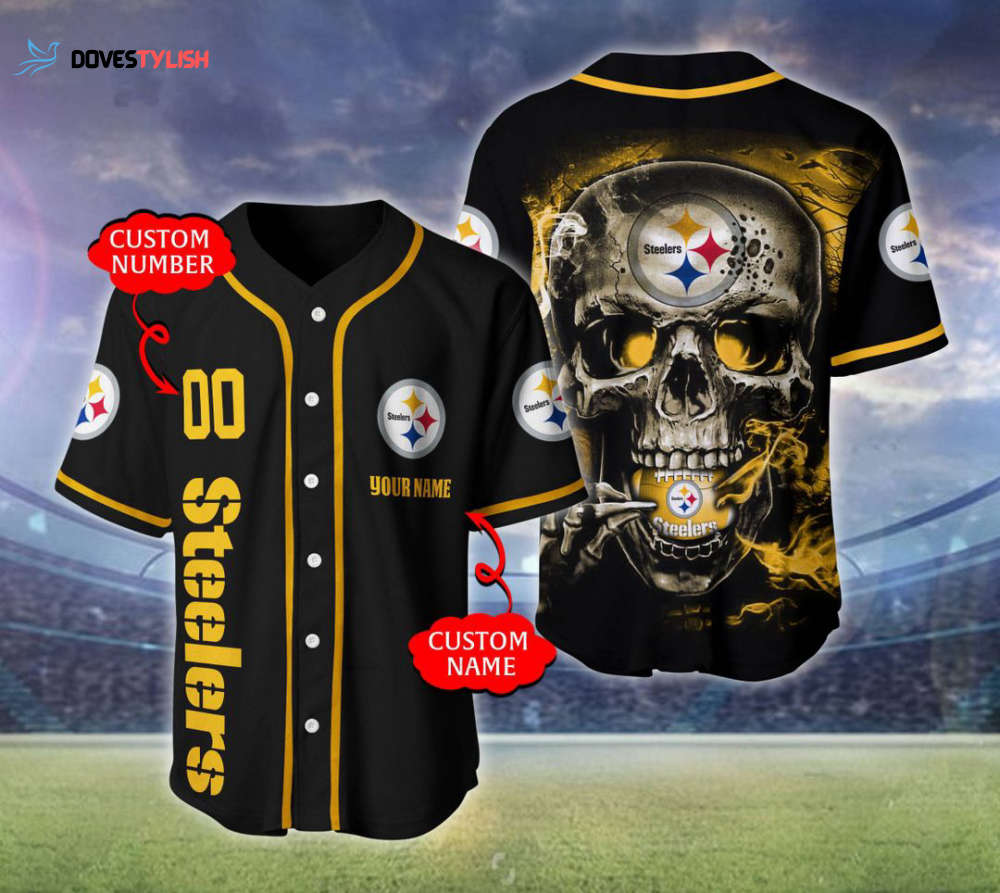 Pittsburgh Steelers Personalized Baseball Jersey Pittsburgh Steelers Personalized Baseball Jersey