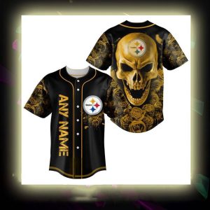 Pittsburgh Steelers Personalized Baseball Jersey