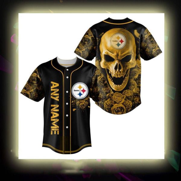 Pittsburgh Steelers Personalized Baseball Jersey