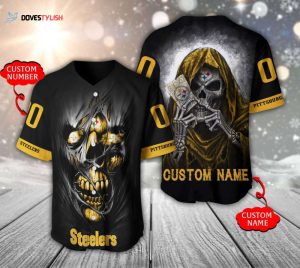 Pittsburgh Steelers Personalized Baseball Jersey