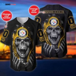 Pittsburgh Steelers Personalized Baseball Jersey