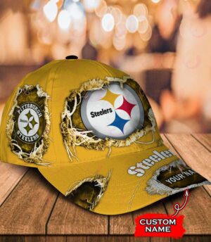 Pittsburgh Steelers-Personalized NFL Classic Cap-V2 3