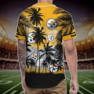 Pittsburgh Steelers Tropical Baseball Jersey 3