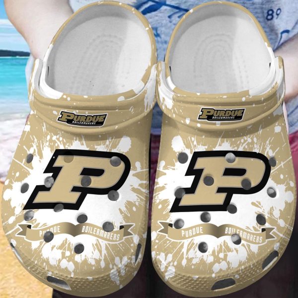 Purdue Boilermakers Clog Shoes, Water Shoes – Gift for Men Women Fans – Gift for Men Women Fans