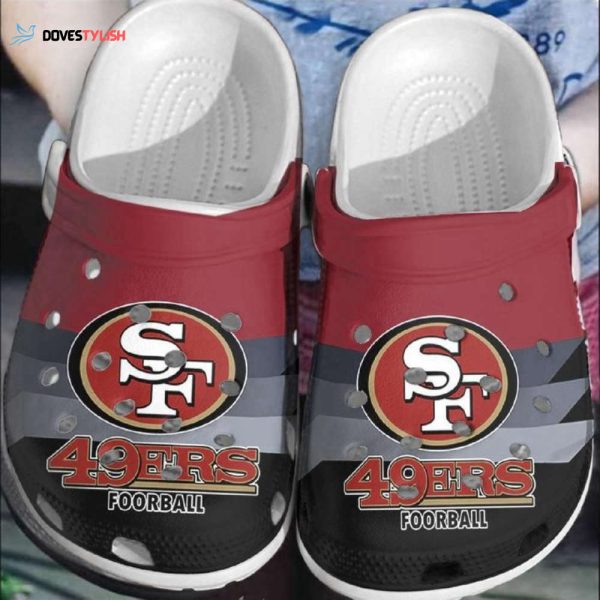 San Francisco 49ers NFL lover Rubber Clogs Shoes Clogs Unisex Footwear