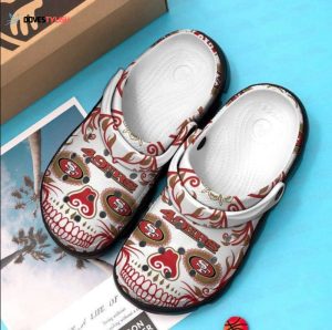 San Francisco 49ers Skull NFL Clogs Shoes Clogs Unisex Footwear