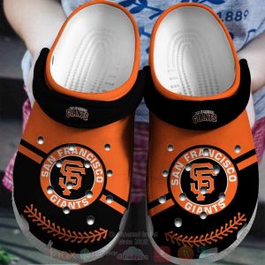 San Francisco Giants Orange-Black Clogs Crocband Shoes – Gift for Men Women Fans – Gift for Men Women Fans